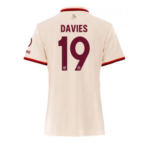 Bayern Munich Alphonso Davies #19 Tredjetröja Dam 2024-25 Kortärmad